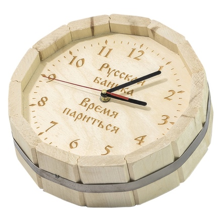   Часы LK \Бочка\ с гравировкой, D-300(Липа Люкс (ЧЛ-20))