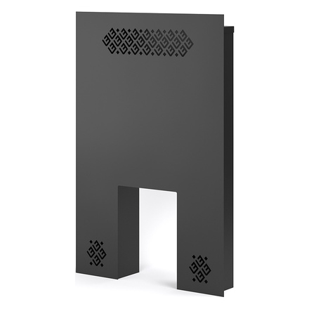   Фронтальный защитный экран Везувий Легенда(Модель печи Легенда 22, Толщина S-120 мм)