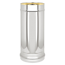   Сэндвич-труба Везувий Нерж+Нерж (AISI 430/0,5мм) Ø115х200, L-0,25м