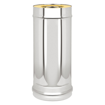   Сэндвич-труба Везувий Нерж+Нерж (AISI 430/0,5мм) Ø115х200, L-0,25м