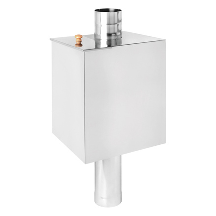   Бак Везувий на трубе 55л (Прямоугольный)(Диаметр Ø 115, Тип подключения ММ, Штуцер G3/4)