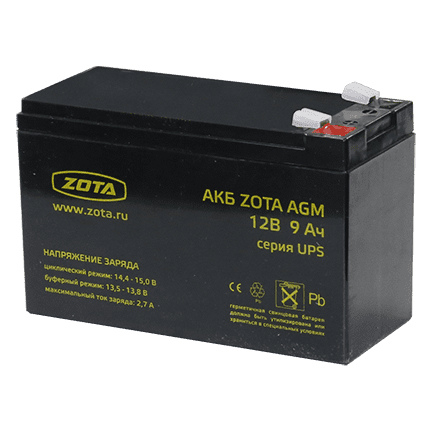   Аккумуляторная батарея ZOTA AGM(9-12)