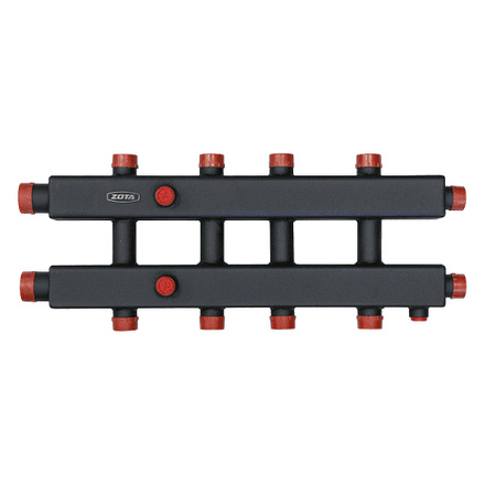   Гидравлический коллектор Zota горизонтальный, 5 контуров