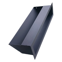   Решетка каминная Экокамин(Размер 9х60, Цвет Серый чугун)