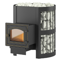 Стальная печь для бани Везувий Оптимум Стандарт 14 (ДТ-3С)