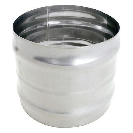   Адаптер Везувий ММ (нержавейка, AISI 304/0,8мм)(Ø 200/200 мм (L-120))