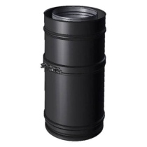   Элемент трубы раздвижной (270 - 375 мм) Schiedel Permeter 25 Ultra(Диаметр Ø 250/300 мм, Цвет Серый цвет)