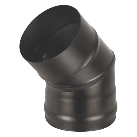   Колено Везувий BLACK (AISI 430/0,8мм) 45°(Ø 130 мм)