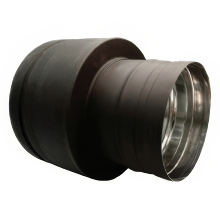   Переходник Schiedel Prima Plus - Permeter ЭСТЕТ 50(Диаметр Ø 130/230 мм, Цвет Серый цвет)