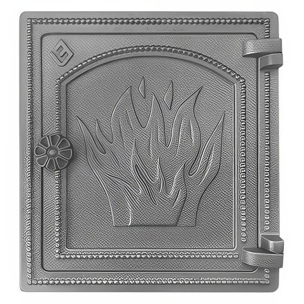   Печная дверца Везувий ДТ-4 (не крашенная)