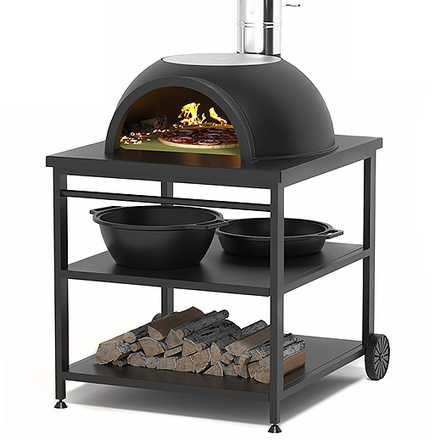   Садовая печь Везувий Legenda Garden(печь с чугунным основанием)