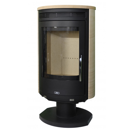   Печь-камин поворотный ABX Arktis 8(Серая сталь)