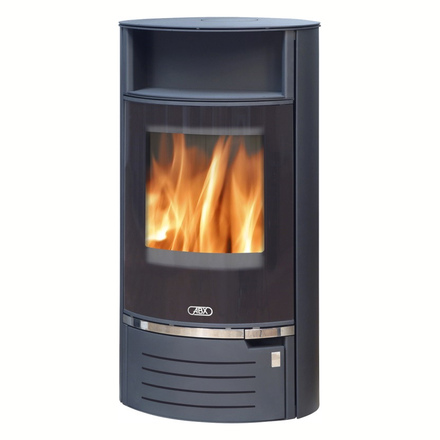   Печь-камин ABX Atlantik 7(Серая сталь / талькохлорит)