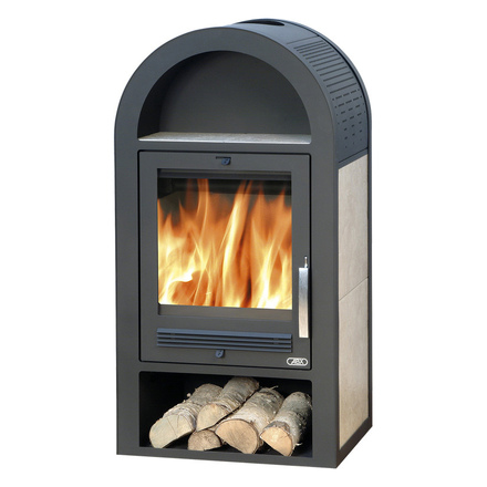   Печь-камин ABX Stockholm 8 с теплообменником(Печь с теплообменником мощностью в 7 кВт)
