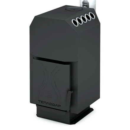   Отопительная печь Теплодар ТОП-модель-140 со стальной дверцей