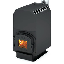   Отопительная печь Теплодар ТОП-модель-200 с чугунной дверцей