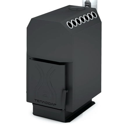   Отопительная печь Теплодар ТОП-модель-200 со стальной дверцей