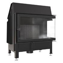   Каминная топка Kratki Zibi/P/BS(Черная футеровка)