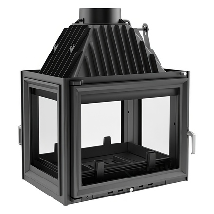   Каминная топка Kratki Zuzia/LPT (туннель, стекло слева-справа)