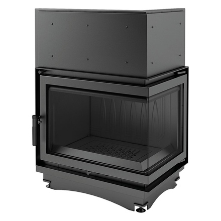   Каминная топка Kratki Zuzia/P/BS (угловое стекло справа)