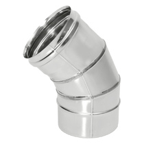   Отвод ТиС Моно 45° ОМ-Р, AISI 304(Ø 180 мм)