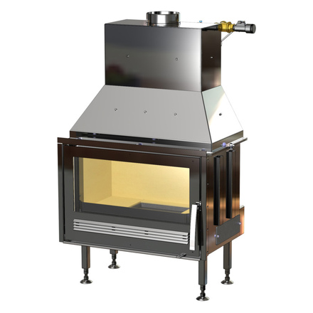   Каминная топка ABX Oxford 10 с теплообменником (10 кВТ в воду)