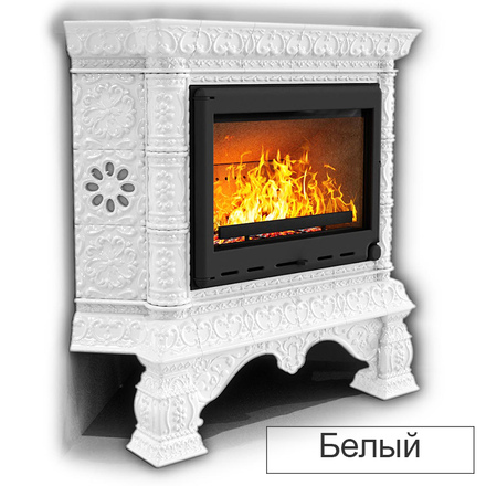   Каминная облицовка КимрПечь Кострома угловая (Исполнение Однотонный A, Цвет / Декор Вишня светлая [A1])