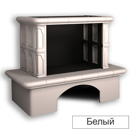   Каминная облицовка КимрПечь Гефест без короба (Исполнение  Однотонный B, Цвет / Декор Олива светлая [F1])