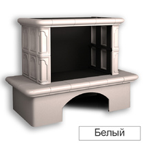   Каминная облицовка КимрПечь Гефест без короба (Исполнение  Однотонный C, Цвет / Декор Каштан [B3])