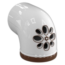   Расписное колено КимрПечь 150 мм(Цветные ободки)