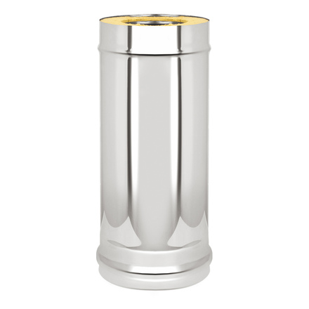 Сэндвич-труба Везувий L-1м (нержавейка, AISI 430/0,8мм)(Ø 200/260 мм)