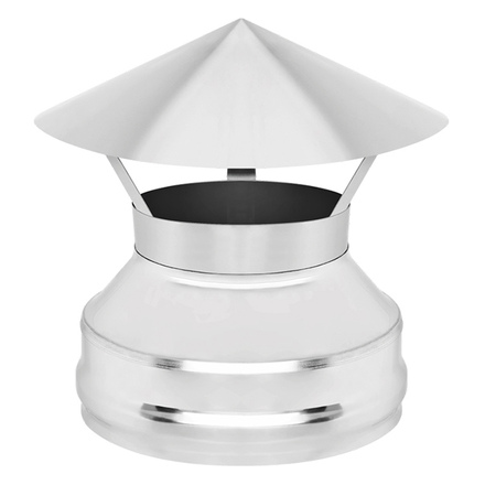 Оголовок Везувий (нержавейка, AISI 430/0,5мм)(Ø 110/200 мм)