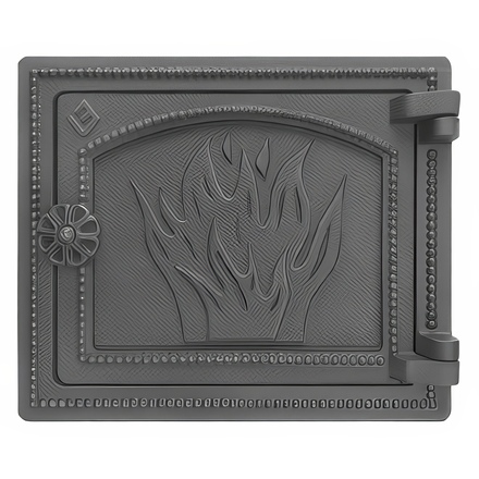   Печная дверца Везувий ДТ-3 (антрацит)