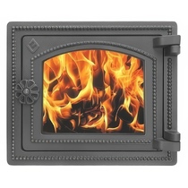   Печная дверца Везувий ДТ-3С (антрацит)