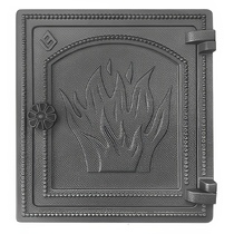   Печная дверца Везувий ДТ-4 (антрацит)