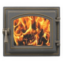   Каминная дверца Везувий 260 (бронза)