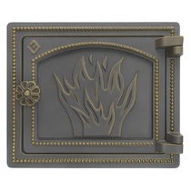   Печная дверца Везувий ДТ-3 (бронза)