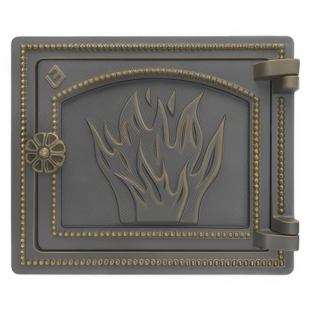   Печная дверца Везувий ДТ-3 (бронза)