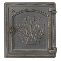   Печная дверца Везувий ДТ-4 (бронза)