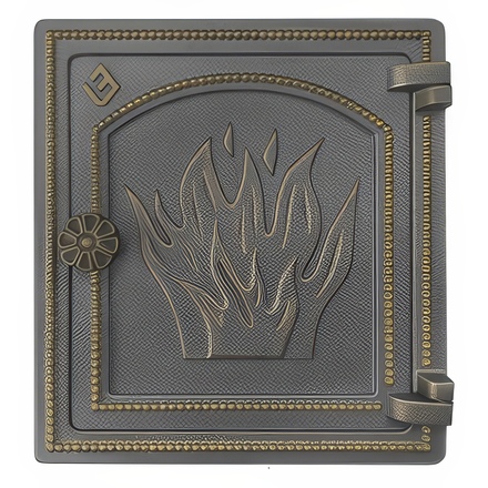   Печная дверца Везувий ДТ-4 (бронза)