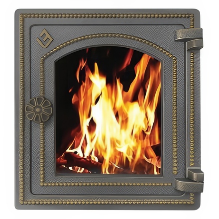   Печная дверца Везувий ДТ-4С (бронза)