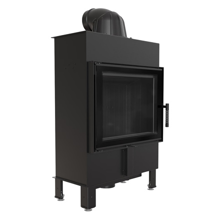   Каминная топка Kratki LUCY/12/SLIM(Белая футеровка)