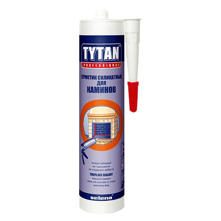   Герметик Tytan термостойкий 1500°С (черный) 280 мл