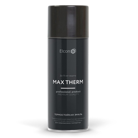   Термостойкая краска ELCON (серебро)(Аэрозоль 520 мл)