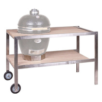   Стол Monolith из тикового дерева и нержавеющей стали(для Le Chef)