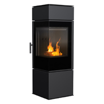   Печь-камин Kratki Thor 8(Черный шамот)