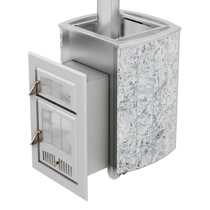   Дровяная печь для бани VVD Чародейка М(Облицовка Талькохлорит, Материал топки AISI 439)