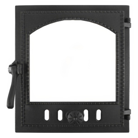   Топочная дверца Рубцовск ДТГ-8АС (Р) герметичная \Онего\ крашеная (без стекла)