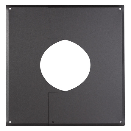   Декоративная пластина Стандарт XXL 35° - 45° Schiedel Permeter 25/50(Диаметр Ø 180 мм, Цвет Черный цвет)