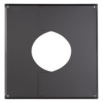   Декоративная пластина Стандарт XXL 35° - 45° Schiedel Permeter 25/50(Диаметр Ø 300 мм, Цвет Черный цвет)